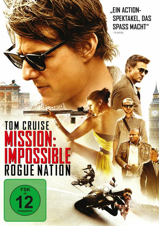 Actual product image Mission: Impossible Rogue Nation (DVD, 2015, German, English)