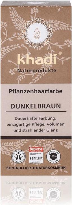 Produktbild Khadi Pflanzenhaarfarbe (Dunkelbraun)