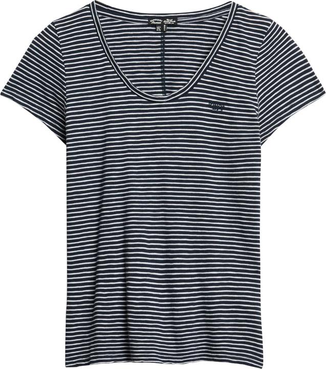 White striped, Rich navy blue