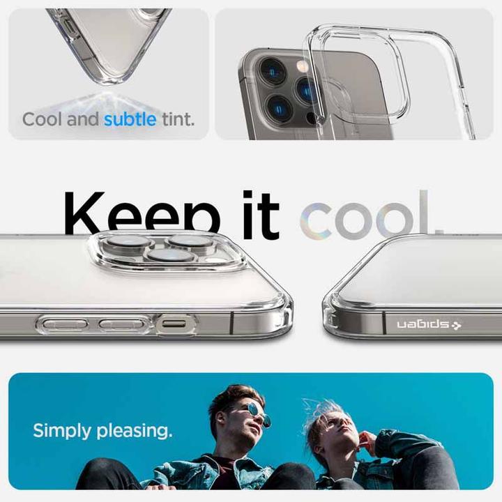 Actual product image Spigen Ultra Hybrid Case for Apple iPhone 14 Pro - frost clear (Apple iPhone 14 Pro)