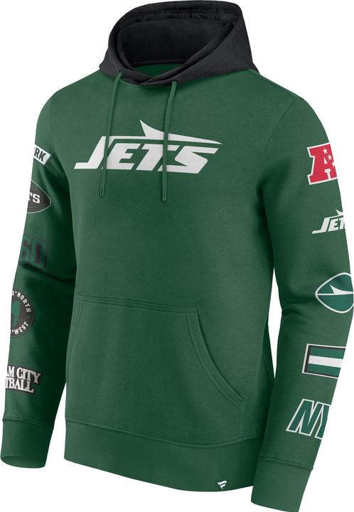 Fanatics New York Jets NFL Sleeve Prints Hoody - L (L)