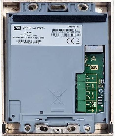 Produktbild 2N IP Türstation IP Solo ohne Kamera, Wandmontage, silber (Ethernet)