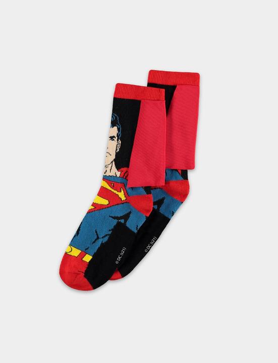 Superman Novelty Socks (1Pack) (Einzelpack, 39 - 42)