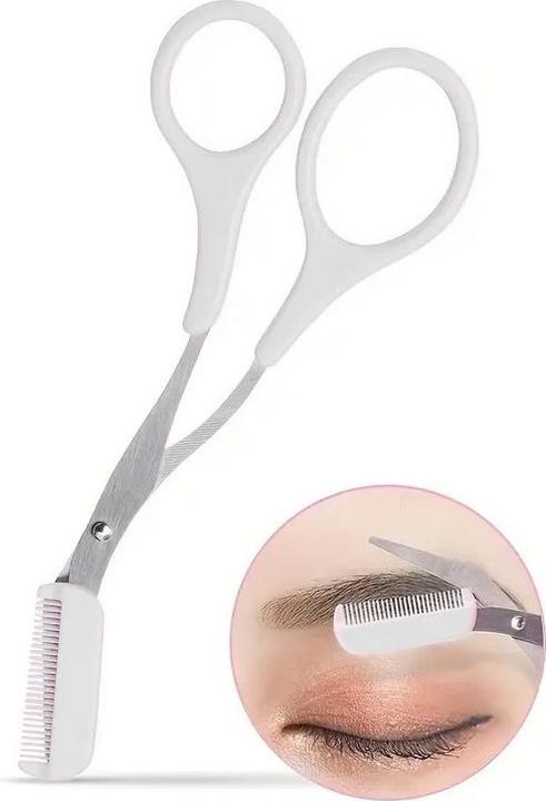 Produktbild Cbx Augenbrauenschere mit Kamm, Augenbrauentrimmer (12.50 cm)