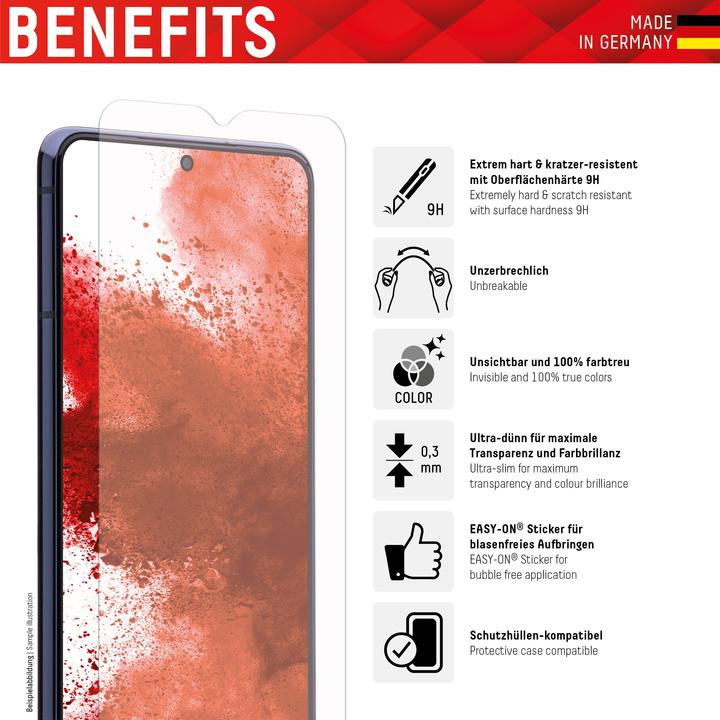 Actual product image Displex Smart Glass, Displayschutzfolie (1 Piece, Samsung Galaxy A23, Samsung Galaxy A23 5G)