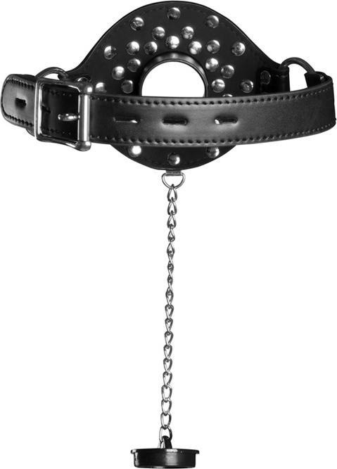Actual product image Ouch! Open Mouth Gag with Plug Stopper
