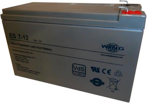 Actual product image Wing Spare lead battery UPS 12V/7Ah