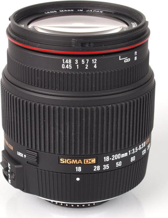 Produktbild Sigma Objektiv 18-200mm F3.5-6.3 II DC OS HSM, Sony A (Sony A, APS-C / DX)