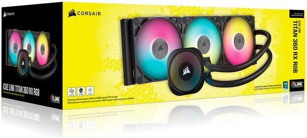 Actual product image Corsair iCUE LINK TITAN 360 RX RGB
