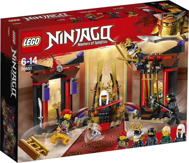 Actual product image LEGO Duel in the throne room (70651, LEGO Ninjago)