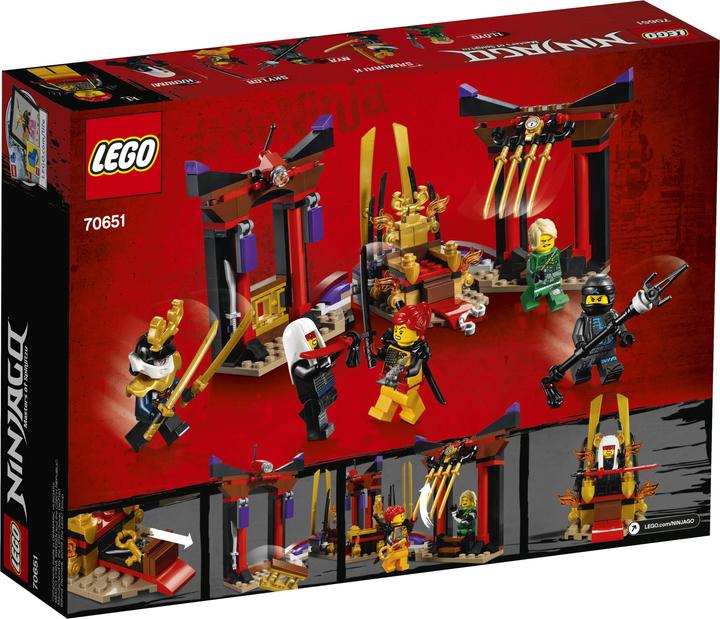 Actual product image LEGO Duel in the throne room (70651, LEGO Ninjago)