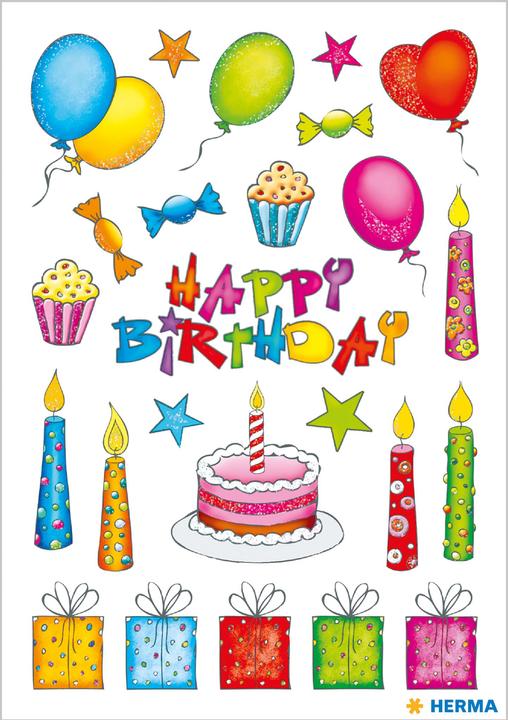 HERMA Adesivi per il compleanno