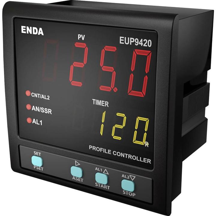Enda EUP9420-230 PID universal controller Pt100, J, K, L, T, S, R SSR, relay 8A (W x H) 96mm x 96mm