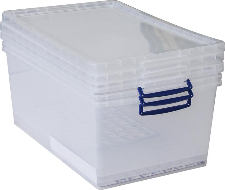 Really Useful Box Plastic box set of 3 (70 x 44 x 28 cm, 62 l)