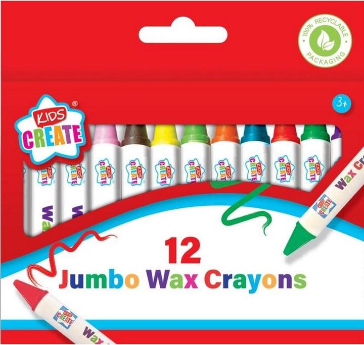 Produktbild Anker Wachsmalstifte Jumbo 12erPack (Bunt, 12 x)