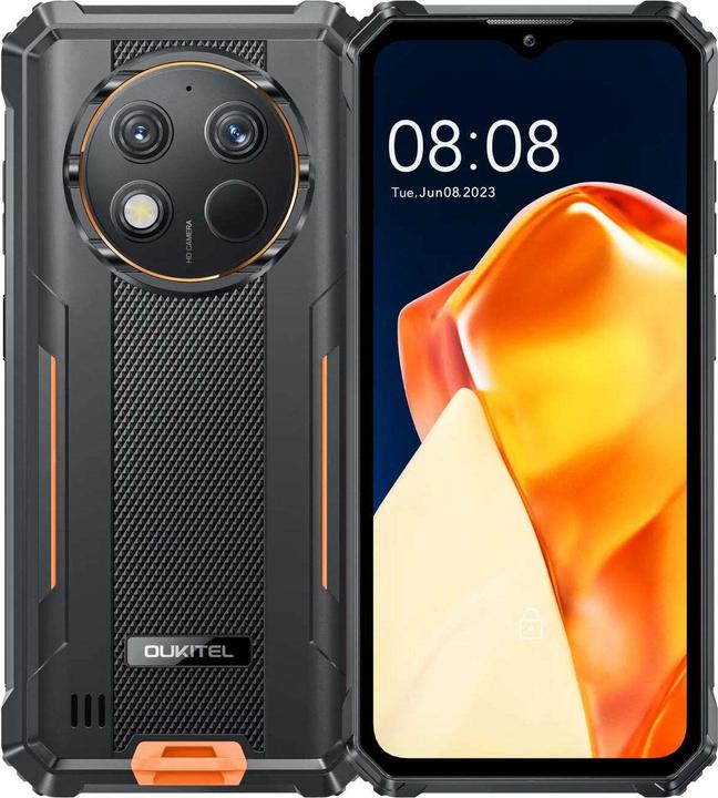 Image du produit Oukitel Téléphone G1, 256GB/6GB, orange (256 Go, Orange, 6.52", 48 Mpx)