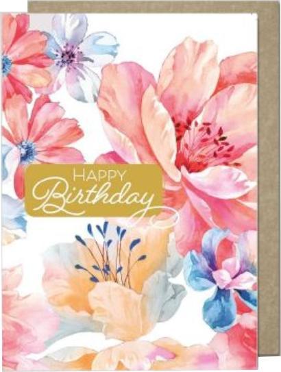Actual product image Geburtstagskarte Happy Birthday (1 pcs.)