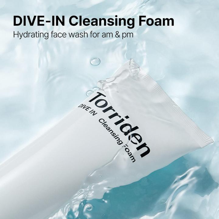 Actual product image Torriden DIVE-IN Low Molecular Hyaluronic Acid Cleansing Foam (Foam, 150 ml)