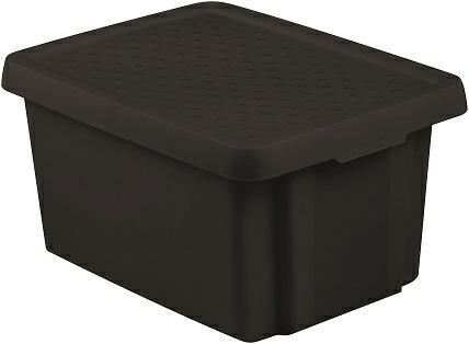 Keter Behälterbox mit Deckel ESSENTIALS 16 Black Curver (16 l)