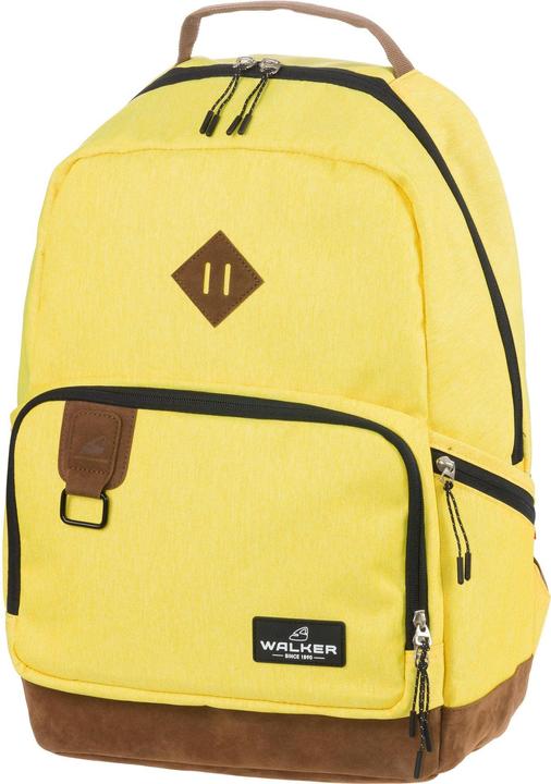 Image du produit Walker Sac à dos scolaire Pure Eco 29 l, jaune (29 l)