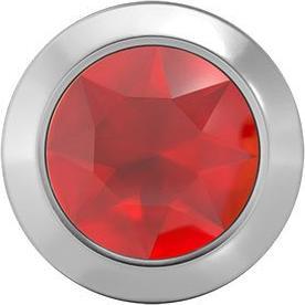 Actual product image Studex Sensitive stud earrings Bezel with ruby (Stainless steel)