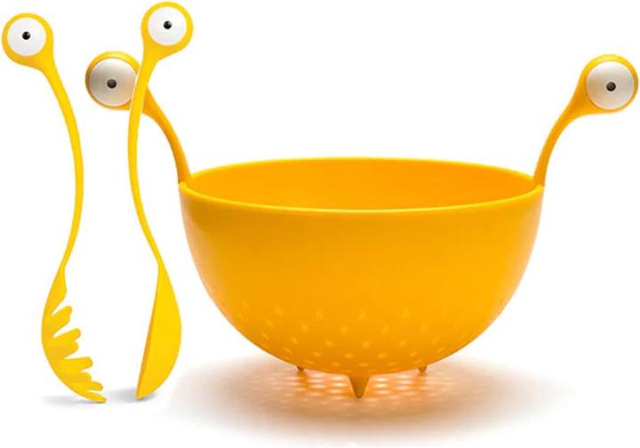 Actual product image Ototo Spaghetti Monster set colander & cutlery