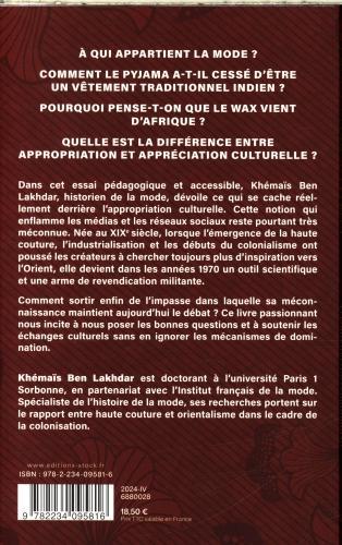 Produktbild Stock L'appropriation culturelle : histoire, domination et création (Französisch, Ben Lakhdar Rezgui Khémaïs, 2024)