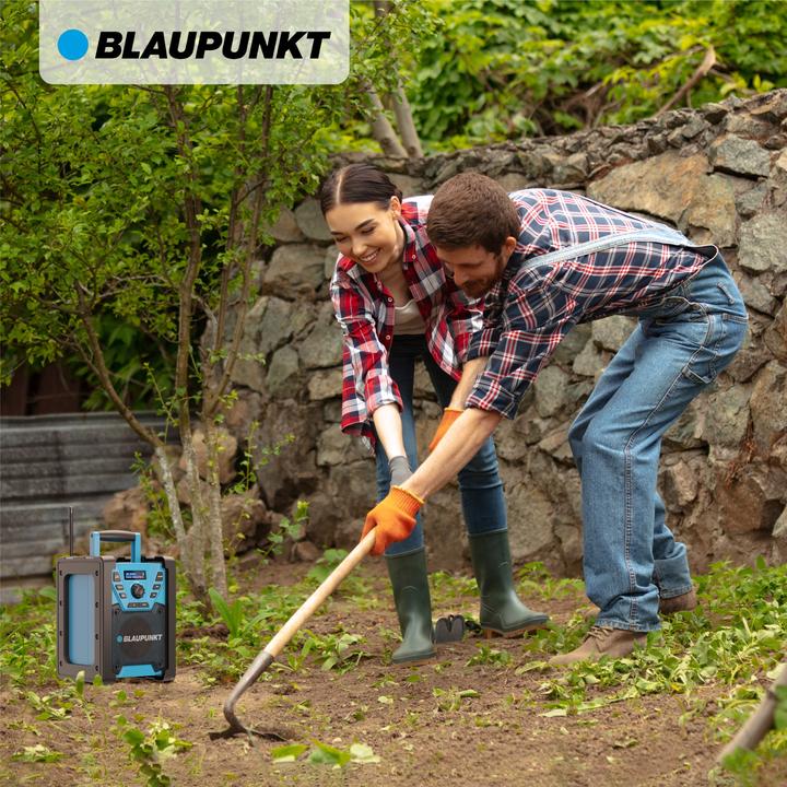 Actual product image Blaupunkt Construction site radio with DAB+ and rechargeable battery | BSR 300 (DAB+, VHF, Bluetooth)