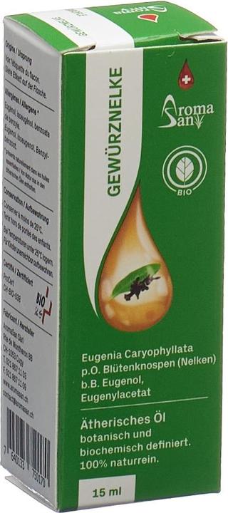 Image du produit AromaSan Clou de girofle Huile essentielle bio (15ml)