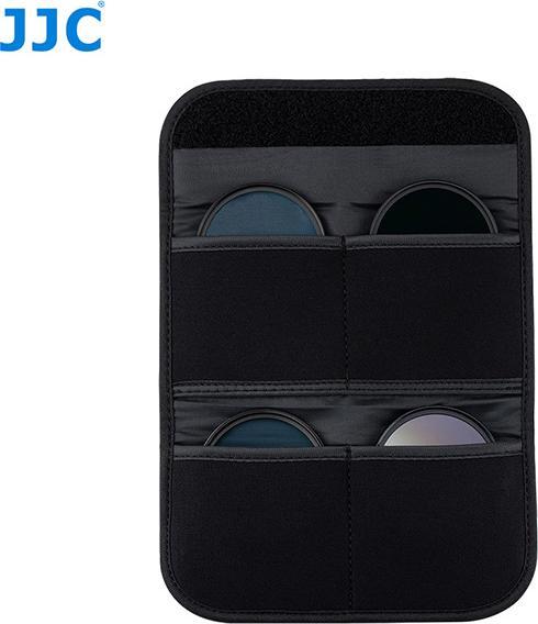 Immagine prodotto JJC La custodia per filtri FP K4S Grey contiene 4 filtri fino a 58 mm (58 mm)
