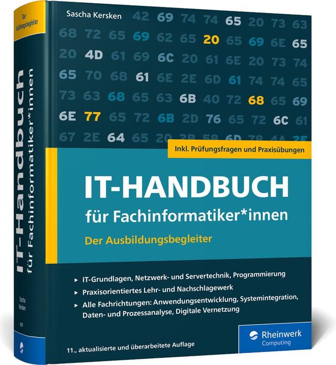 Actual product image IT manual for IT specialists (German, Sasha Kersken, 2023)