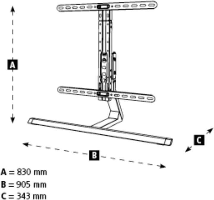 Produktbild Hama Design (Tisch, 65", 40 kg)