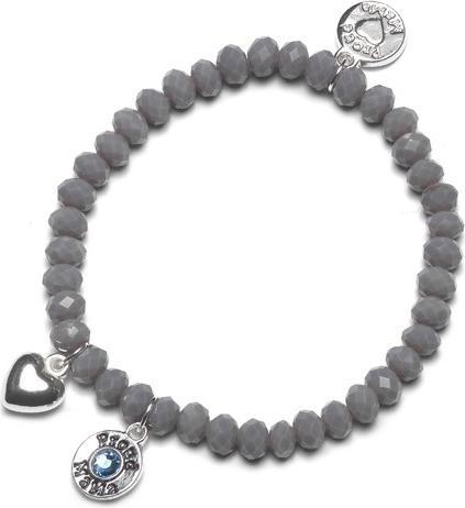 Immagine prodotto Proud MaMa Bracciale, cuore grigio