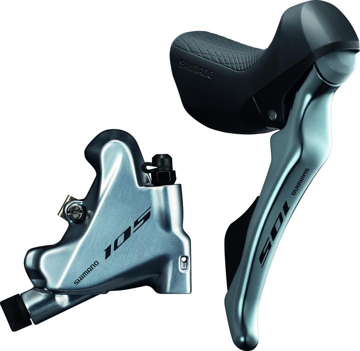 Actual product image Shimano 105 R7025/R7070 disc brake front wheel Left (Front wheel brake, Brake kit, 2)