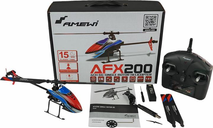 Produktbild Amewi Helikopter AFX200 4-Kanal, 6G Gyro, RTF