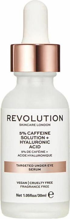 Produktbild Makeup Revolution Skincare 5% Caffeine Solution + Hyaluronic Acid (Serum, 30 ml, Tag)
