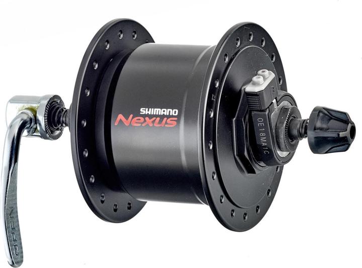 Produktbild Shimano Nexus DH-C3000-3N Nabendynamo 3 Watt für Felgenbremse/Schnellspanner (Felgenbremse)