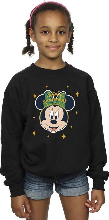 Actual product image Disney Girls Minnie Mouse Happy Christmas Sweatshirt (104)