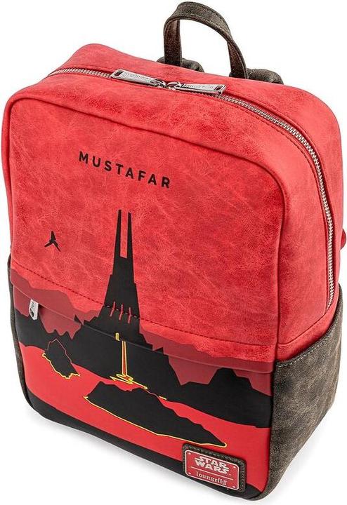 Actual product image Loungefly Star Wars Mustafar Rucksack 30cm