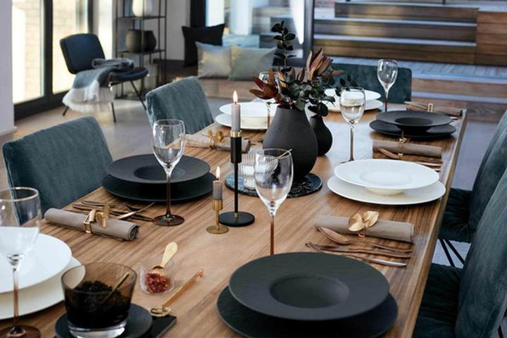 Actual product image Villeroy & Boch Pastaset 12tlg. EC Manufacture Rock (4 Piece)