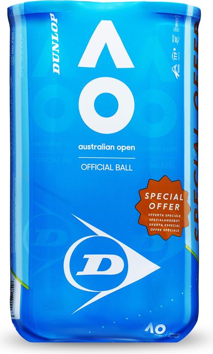Produktbild Dunlop Australien Open Bi-Pack Tennisbälle
