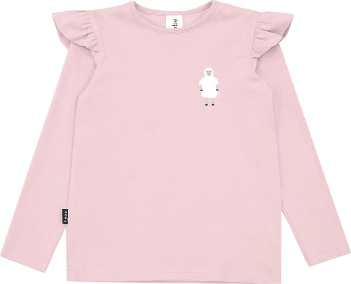 Hebe Langarmshirt mit Rüschen und Schafen