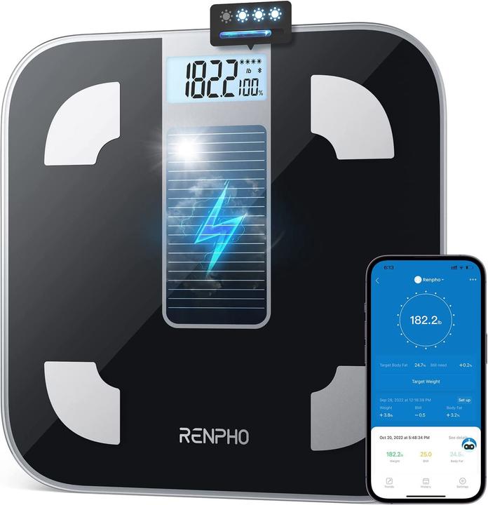 Produktbild Renpho Solar-Körperfettwaage (180 kg)