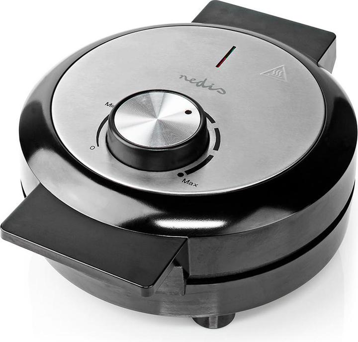 Immagine prodotto Nedis Macchina per waffle | 5 waffle a forma di cuore | 19 cm | 1000 W | Controllo automatico della (Spina UE)