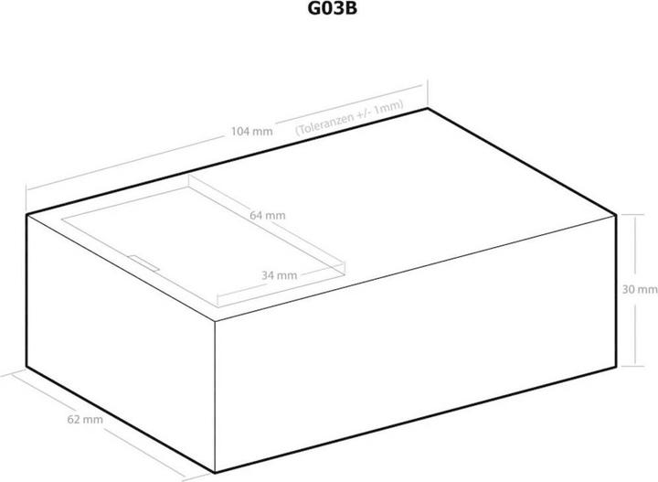 Produktbild Kemo Kunststoffgehäuse Batteriefach (Gehäuse)