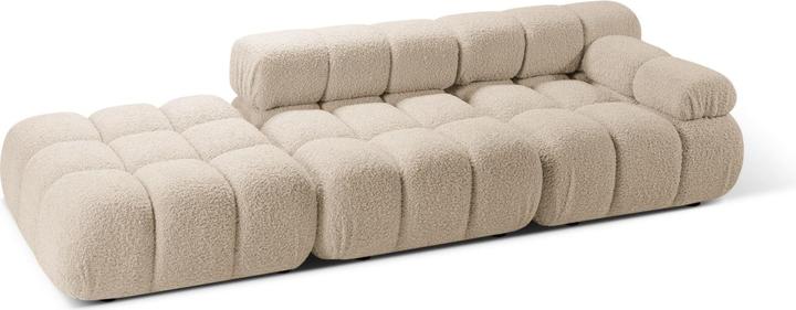 Image du produit Micadoni Canapé Modulable Droit en Velours, "Bellis", 4 Places, 282x94x70 Fabriqué en Europe (2 places, 3 places, 4 places)