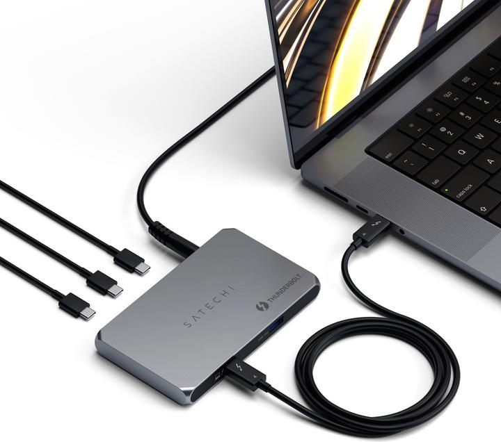 Actual product image Satechi Thunderbolt 4 Slim Hub (Thunderbolt, 5 Ports)