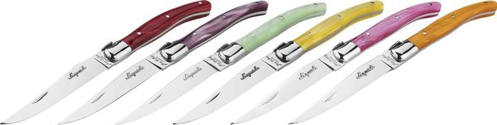 Produktbild Laguiole Jean Dubost Steakmesser Mixed Colours 6 tlg.