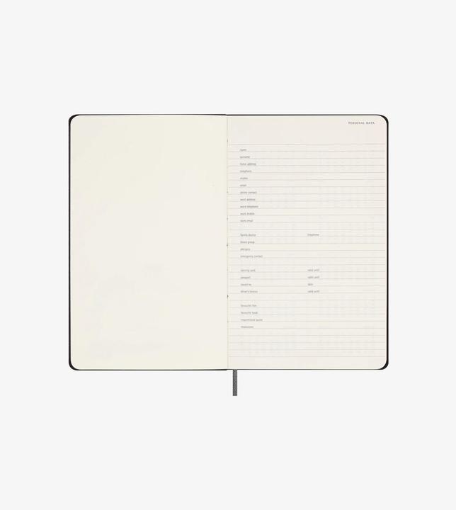 Actual product image Moleskine Notebook (A5, English)