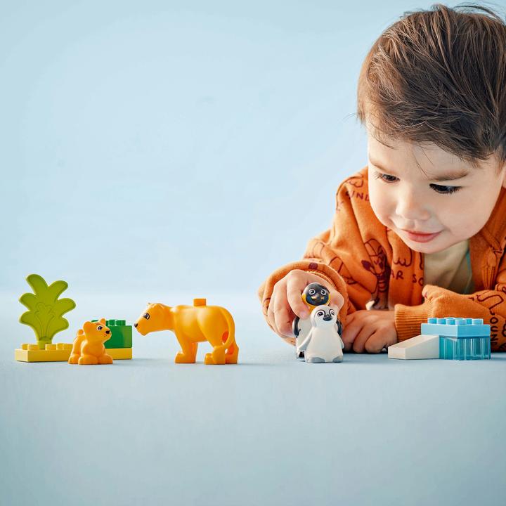 Produktbild LEGO Wildtier-Familien: Pinguine und Löwen (10442)